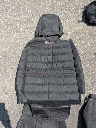 Selling a set of used, heavy-duty Trek Armor (now known as Bartact) Tactical Seat Covers. Military-G...