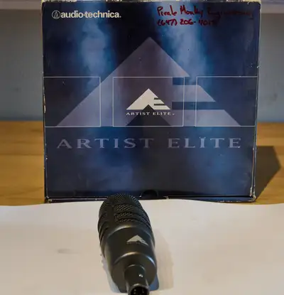 For Sale: Audio Technica AE2500 microphone with case and cable If you're not familiar, this is a dua...