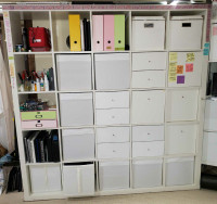 IKEA Kallax white 5x5 (NOT included-doors, drawers, inserts) 
