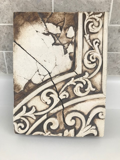 Plaque Décorative Sid Dickens Memory Block – Style Italien, Crème, 1995 (occasion)