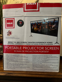 RCA Projector screen 120”