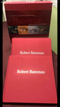 Robert Bateman two-volume deluxe edition books