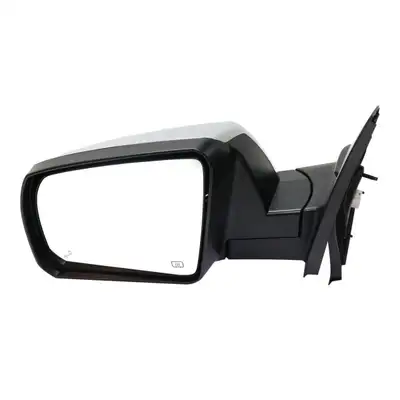 NEW Mirror, LH (Driver Side)- Single arm heated with blind spot detection without signal light- chro...