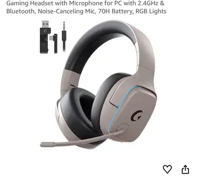 Gaming Headset with Microphone for PC, View more
