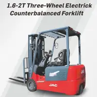 Brand New 1.6-2T Three Wheel Electric Forklift for Sale