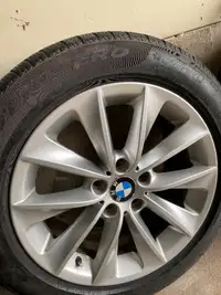 BMW X3 winter OEM wheels and tires