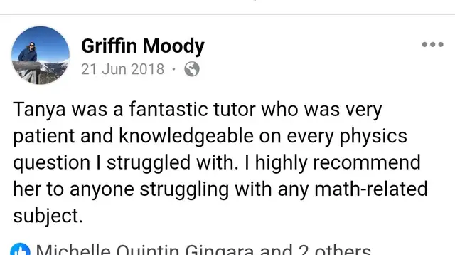 Female Math, Physics and Engineering Tutor65745638874755122