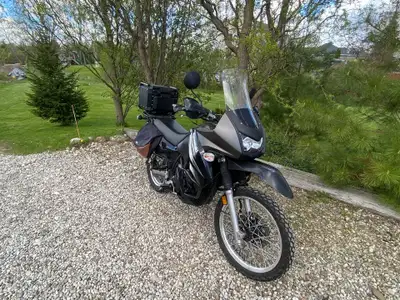 2011 low mileage Kawasaki KLR 650, no trades, many upgrades- front and rear crashbars, full length s...
