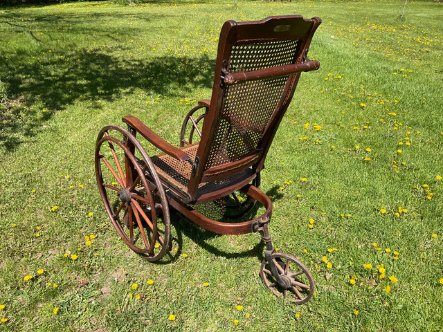 Antique Wheelchair $450 in Arts & Collectibles in Trenton - Image 2