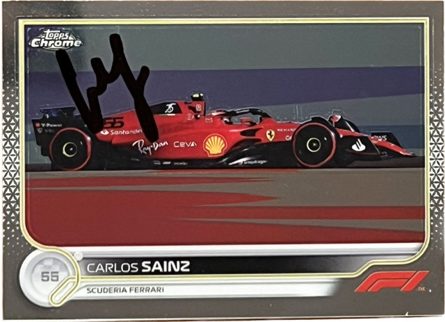 Formula 1 Topps Chrome Cards Signed - Cartes F1 Topps Signées in Arts & Collectibles in Longueuil / South Shore - Image 2