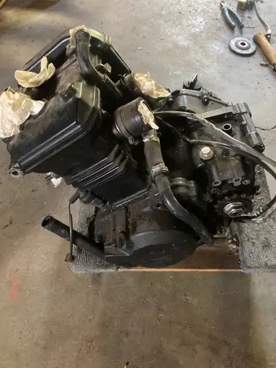 good project or parts motor turns smooth by hand the cylinders look great send offers or trades
