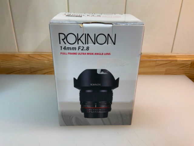 Rokinon 14mm f/2.8 Full Frame lens for Nikon in Cameras & Camcorders in London