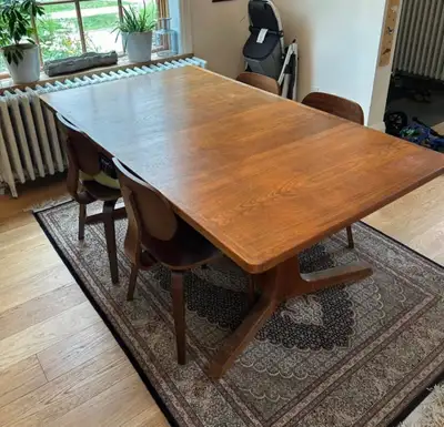     Vintage Danish Teak Dining Table by Gudme Møbelfabrik, View more