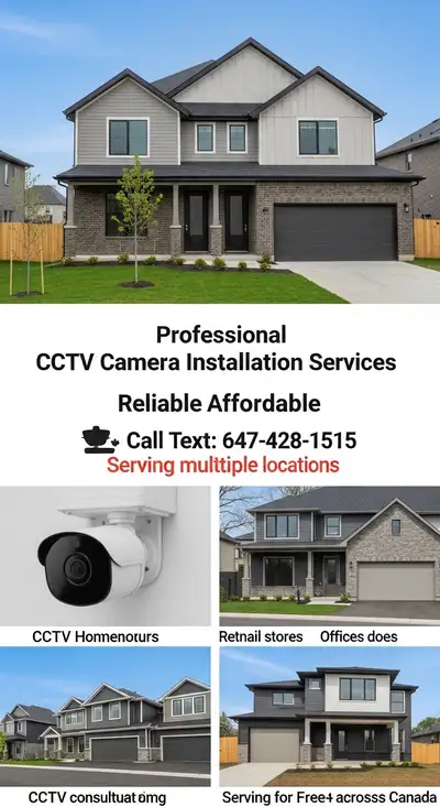Best CCTV Cameras Installation In Canada 647-428-1515, View more
