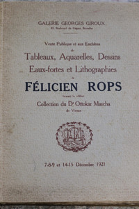 Catalogue vente publique et aux enchères de Félicien Rops 12.192
