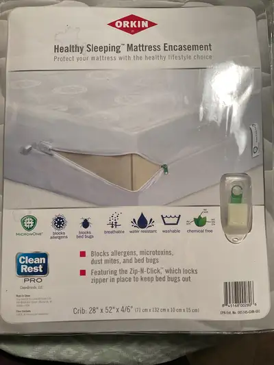 New*Clean Rest Pro Crib Mattress Encasement, View more