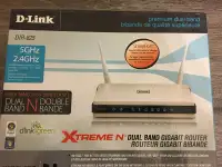 D-Link 5/2.4 GHz  dual band Gigabit Router