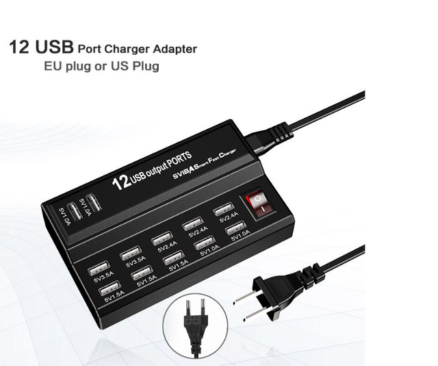 Multi-port USB Hub 12 Ports dans iPad et tablettes  à Ouest de l’Île - Image 2