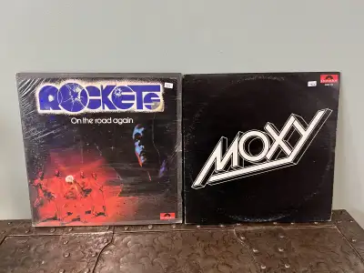 Vintage Moxy, Rockets Vinyl LP Album Record Vinyls, View more