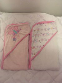 Butterfly baby towels