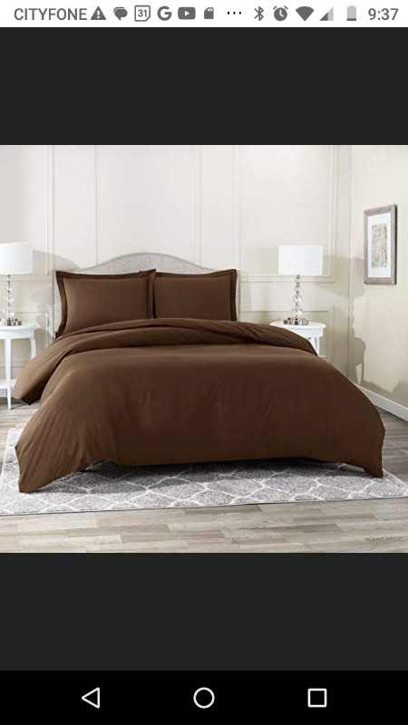 Brown King Sized Comforter  *+NEW+* in Bedding in Saskatoon - Image 2