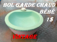 Bol garde chaud bébé VINTAGE