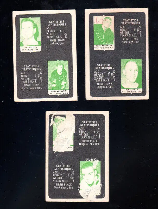 1969-70 O-Pee-Chee Team Booklets FOR-IN-ONE A L'UNITÉS in TV Tables & Entertainment Units in Thetford Mines - Image 3