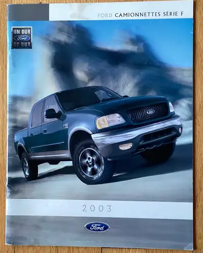 2003 FORD CAMIONNETTES SERIE F BROCHURE FOR SALE, View more