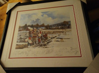 Winter Dreams Signed by 18 Hockey Stars or HHOF Numbered Signed