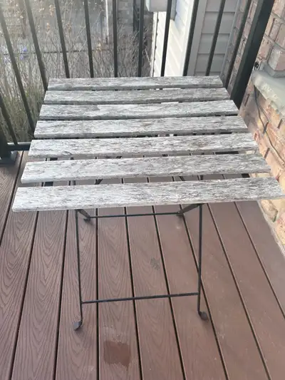 Small patio table from Ikea Pick up near St Nicholas elementary school