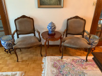 2 Antique armchairs 