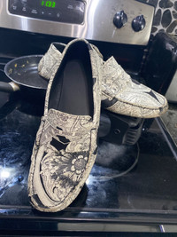 Versace loafers fits size 10.5-11