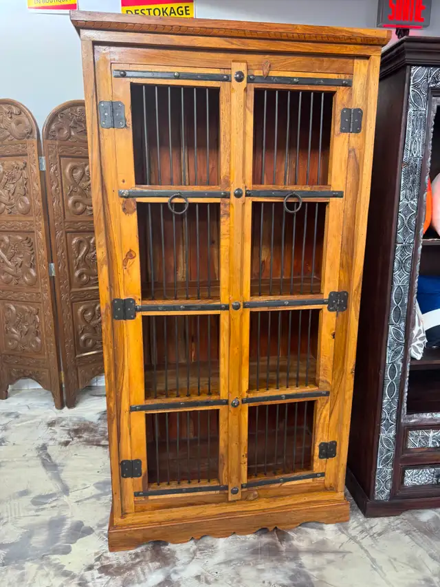 ✅Armoire en bois de rose, Placard, Bibliothèque Inde, vaisselier in Bookcases & Shelving Units in City of Montréal - Image 2