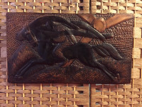 UNIQUE COLLECTIBLE HAMMERED COPPER WALL ART