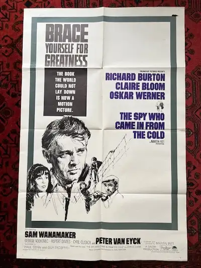 THE SPY WHO CAME IN FROM THE COLD (1965) 1 Sheet Poster, View more