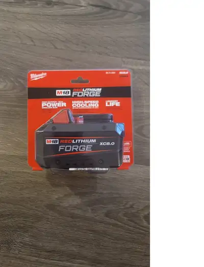 New! Milwaukee M18™ Redlithium FORGE XC8.0 Battery sealed, View more