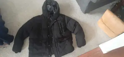 Black Puffer Winter Jacket, View more