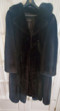 Manteau fourrure vison/Mink fur coat (real) femme