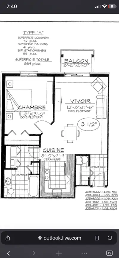 Jolie condo 3 ½ à 1095.00 par mois, moderne et pratique, situé au rez-de-chaussée. 5445 Av.de la Vil...