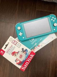 Nintendo switch Lite with 128gb sd card