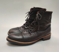 Steve Madden Brown Leather Boots ⎮ Mens   10.5    US
