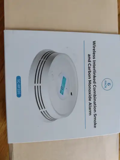 Aegislink Wireless Interlinked Combination Smoke & Carbon Monoxide Alarm for sale. Aegislink have 4...
