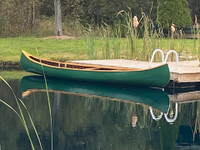 Beautiful 16ft Canvas Strip Canoe