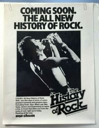 1050 CHUM Poster-The History Of Rock-CNE Screening/Queen-1984