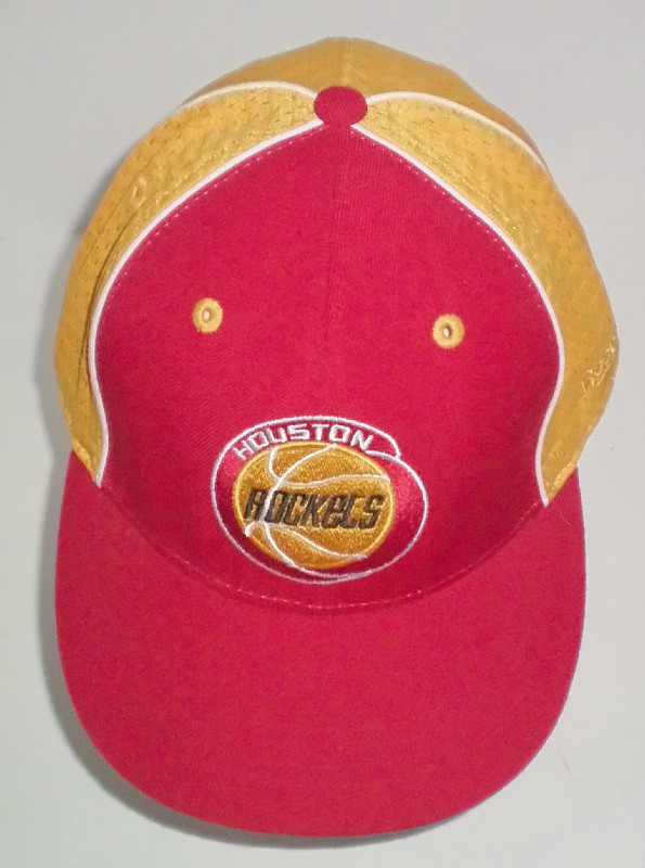 Houston Rockets NBA Rbk Hard Wood Classics Fitted Cap in Arts & Collectibles in London