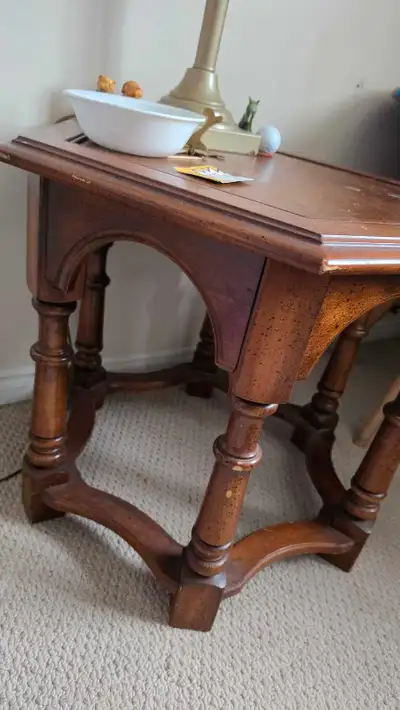 Wood End Table, View more