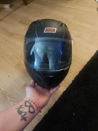 Snowmobiling/motorbike helmet