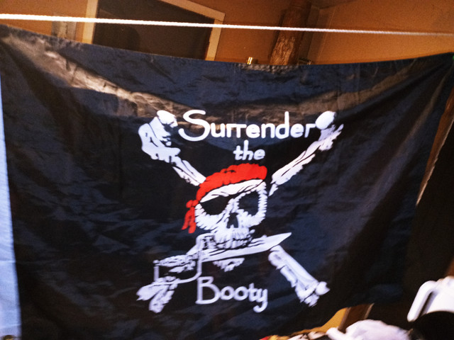 SURRENDER  THE  BOOTY  FLAG in Arts & Collectibles in Sarnia - Image 2