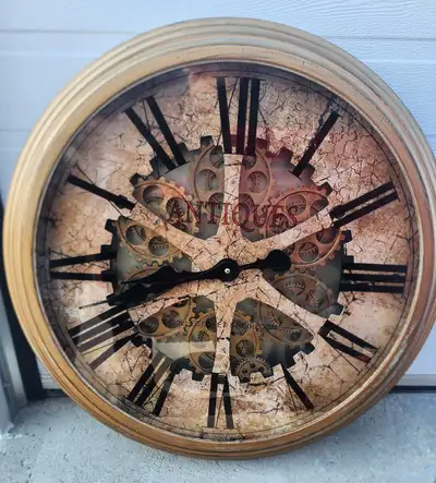 Large Antique Wall Clock , View more