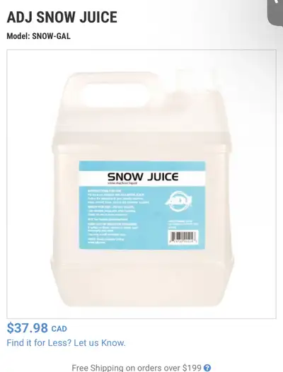 Make it the holiday seasons any night you wish with Snow Gal Snow Juice from ADJ. Your crowd will be...